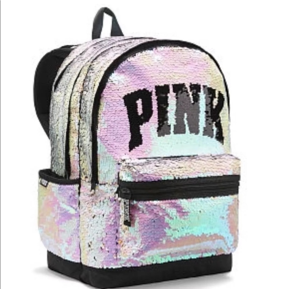 VS PINK Sequin Bling Campus Backpack